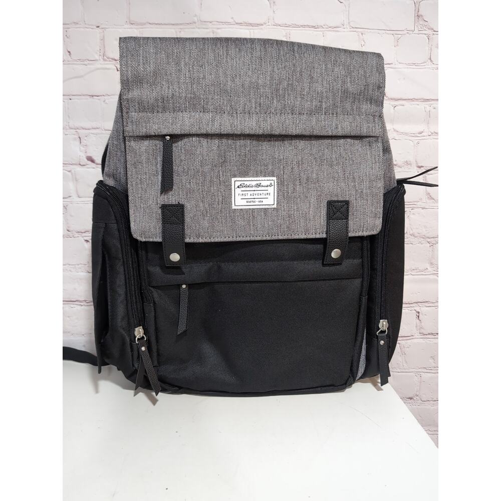 Eddie Bauer Baby Brezza Cascade Sport Backpack Diaper Bag No Changing Pad